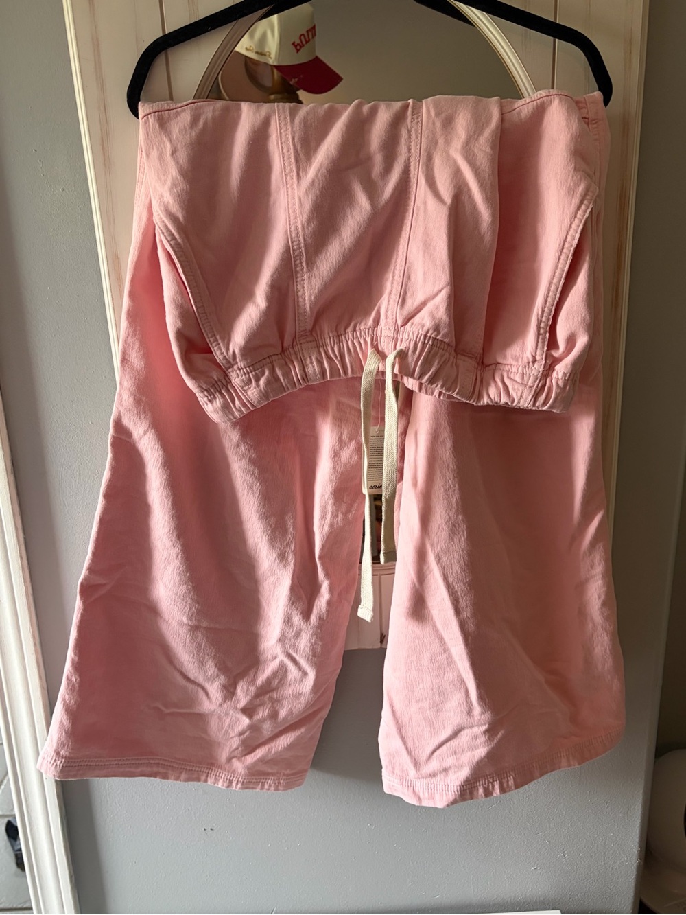 aerie Wide Leg Jumpsuit pants in Light Pink